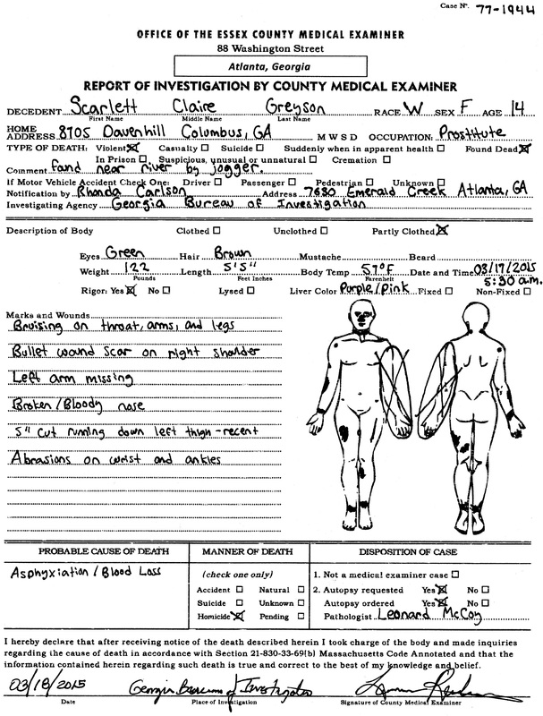 Autopsy Report Template Fill Online Printable Fillable In Blank Autopsy